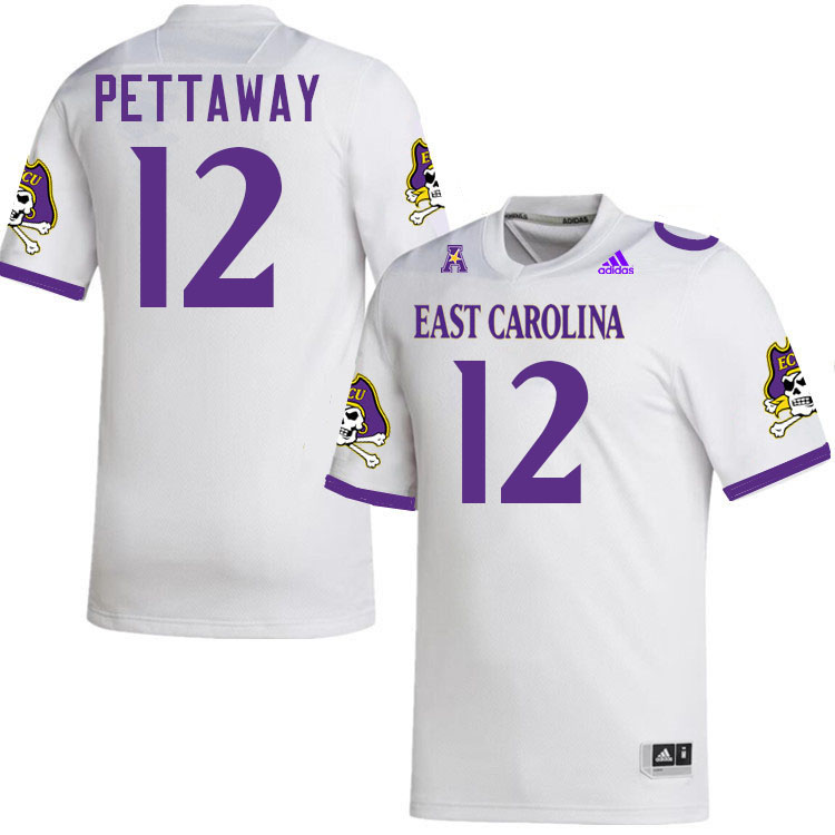 #12 Jaquaize Pettaway ECU Jersey,East Carolina Pirates #12 Jaquaize Pettaway Jersey Youth College-Wh